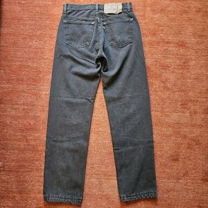 Levi's 501 Vintage 90's Brown Button Fly Denim Jeans Made In Canada W31 L36